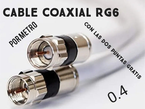 CNA CABLE NETWORKS RG6 Coaxial Cable X 20 Mts Armado, Directv Mas Union RG6 1