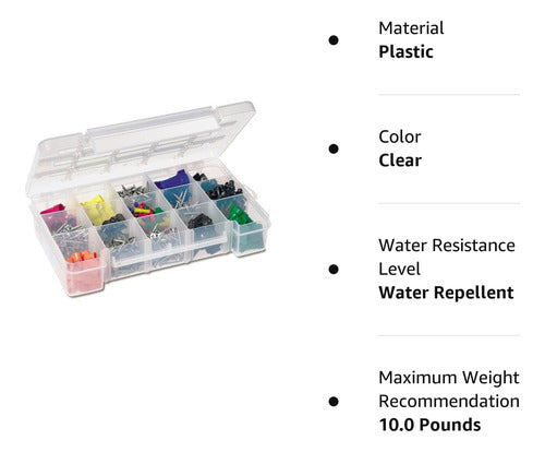 Caja Organizadora Clavos Anzuelos Hilos Agujas Pesca Etc. 6