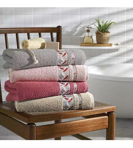 Döhler Jacquard Premium Bath Towel 70 x 140 cm 7176 1