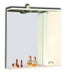 Amube Bathroom Cabinet with Light Melamine White 55 X 55 Cm 1 Body 4