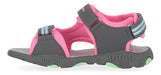 Atomik Doha Infant Sandals in Gray and Pink | Dexter 1