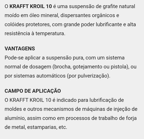 Solução Desmoldante Grafite Líquido Para Fundição 5