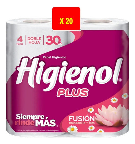 Higienol Double Layer Hygienic Paper 30 M X 2 Packs 0