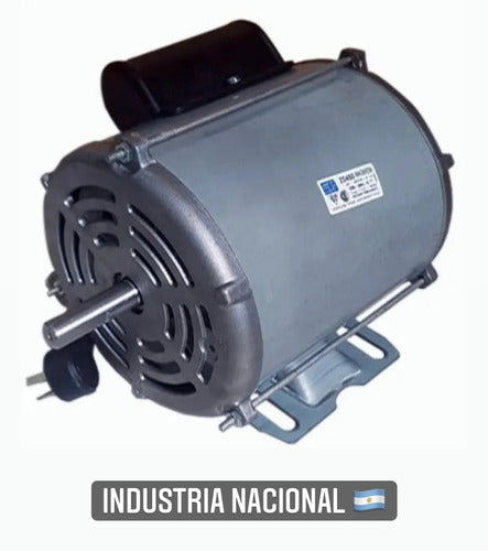 Motor Weg 3/4 Hp Para Hormigoneras Trompitos Mas Polea 5