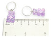 ByMariana 925 Silver Earrings Cute Yummi Bear Violet 3