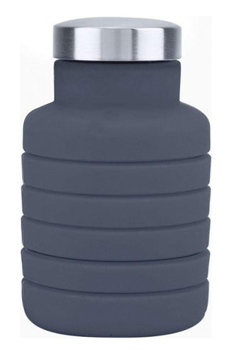 Geko Flexible Silicone Accordion Foldable Sports Bottle 355ml 0