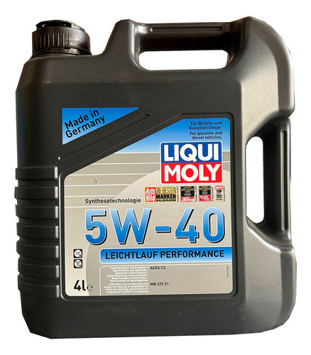 Aceite Liqui Moly Leichtlauf Performance 5w40 4l Sintético 0