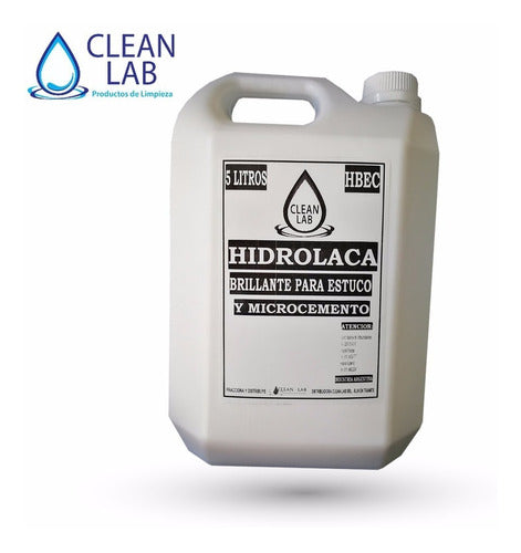 Clean Lab SRL Hidrolaca Brillante P/estuco Y Microcemento X 5 Lts. 1