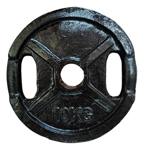 FM-PESAS Olympic Weight Disc 5kg - Solid Cast Iron 3