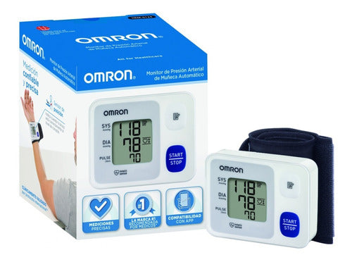 Omron Wrist Blood Pressure Monitor HEM-6124 + Finger Pulse Oximeter 1