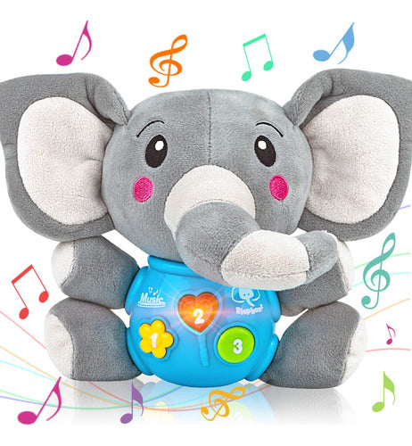 Aitbay Musical Plush Elephant - 7350718 0