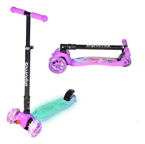 Bipo Foldable Balance Scooter with Printed Board - Reinforced Design 0