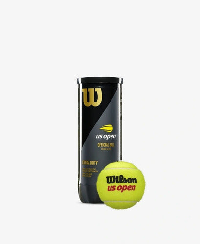 Set En Tubo X 3 Pelotas Wilson Us Open Tenis / Pádel 1