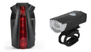 Combo Kit Front USB Rechargeable Light and Rear Light for Bicycle Daikon 0