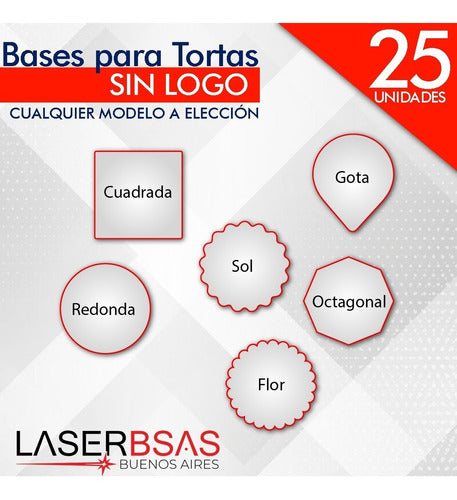 Base Para Tortas Fibroplus 35 Cm X25  Bt3500-fp-25 0