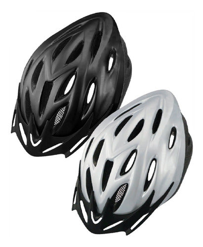 Out Casco Bicicleta Mtb Visera Regulable Certificado In Mould Ro 3