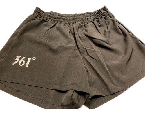 361° Short Classic Training Women Mujer Negro Azul Y Gris 0