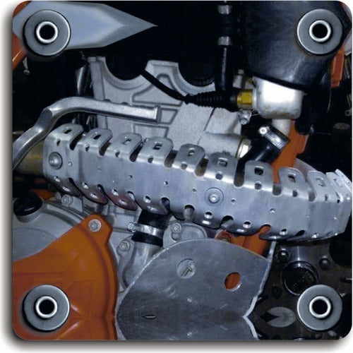 BM Racing KTM SXF 350 2011-2015 Exhaust Protector 3
