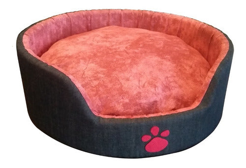 Buenavida para Mascotas Moisés Cuna Cucha Cama Mascota Perro Gato 40cm Jean Color 2