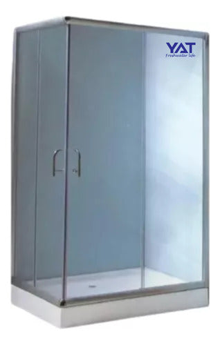 YAT Rectangular Shower Screen - Quasar Homecenter 0