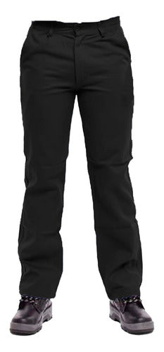 Ombu Classic Work Pants Black Size 46 2