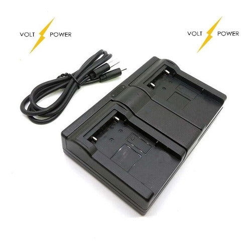 Dual USB Battery Charger for Sony NP-F550/570/770/950/970 0