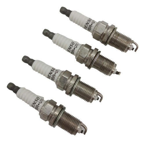 Toyota Kit 4 Spark Plugs Corolla-Corona 1992-2011 Hilux 2.7 Gasoline Original 1