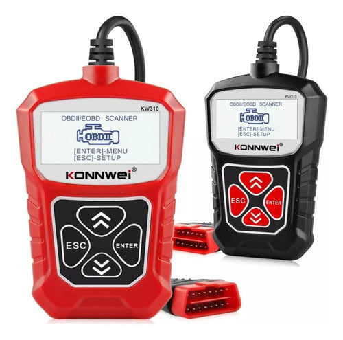 Konnwei KW310 Universal OBD2 Automotive Scanner 0