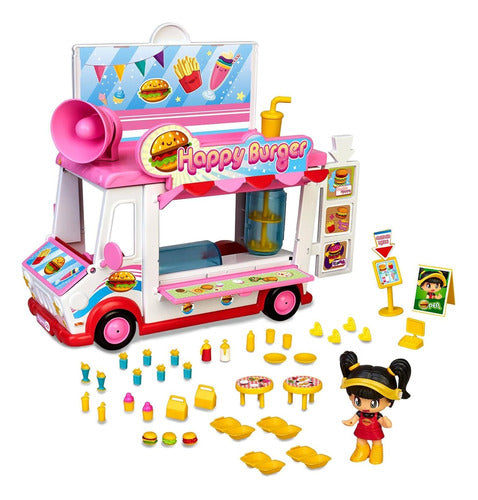 Caffaro Happy Burger 2-in-1 Pinypon Playset Hamburger Truck 2