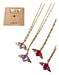 Bella Bijouterie Winged Heart Necklace in Stainless Steel with 18k Gold Plating and Butterfly Strass 3