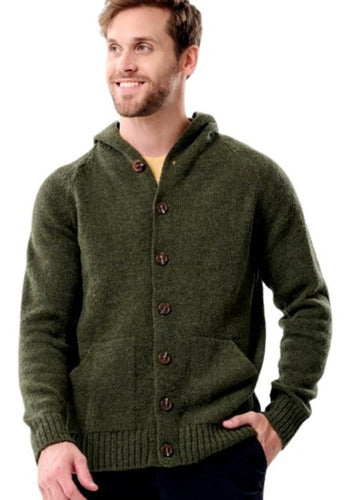 Men's Hooded Cardigan with Pockets Collection 2023 Art 035 0