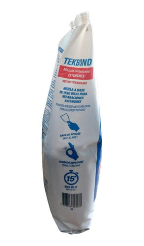 Tekbond Enduido Exteriores Ideal Paredes Techos 1kg 4