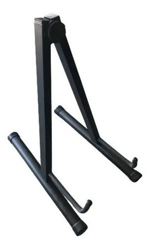 Unplugged Music Foldable Guitar Stand - Sturdy and Secure 0