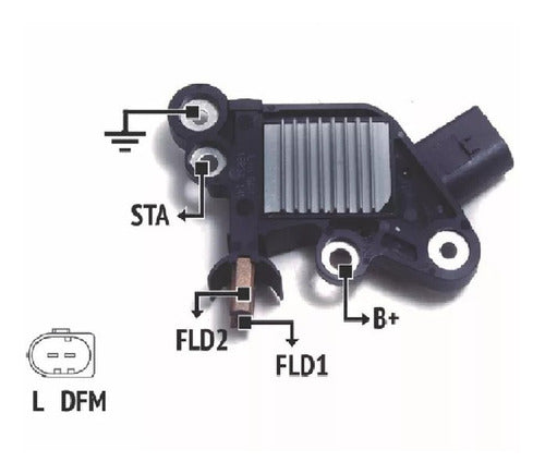 PH Regulador De Voltaje Compatible Con Bosch Renegade Argo Toro 0