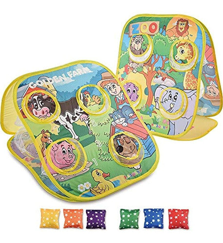 Rabosky Bean Bag Juego De Lanzamiento De Juguete Para Niños 0