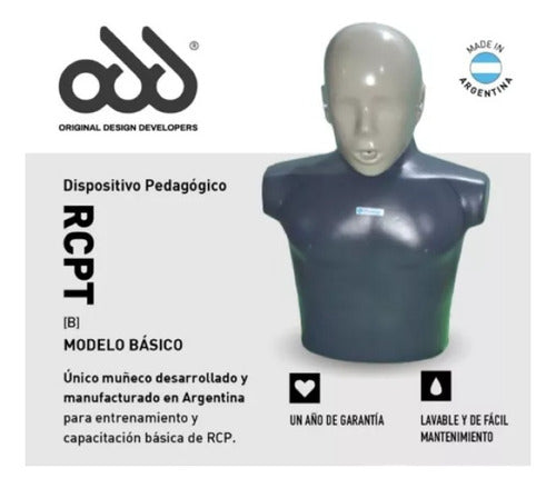 ODD Maqueta Dea Torso RCP Odd, Kit Maqueta Dea Para Enseñanza 1