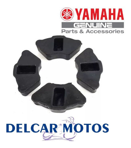 Gomas Porta Plato Ybr 125 Z / Yx 125 Original Delcar Motos 1