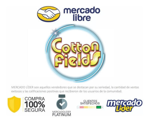 Quimica Cotton Fields Suavizante Para Ropa Celeste Tradicional 1 L X 12 U 1