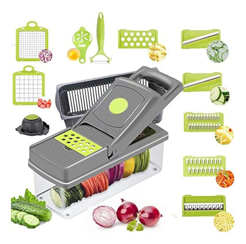 OuYteu Vegetable Chopper Dicer Onion Chopper, 14 in 1 Food Chopper 0