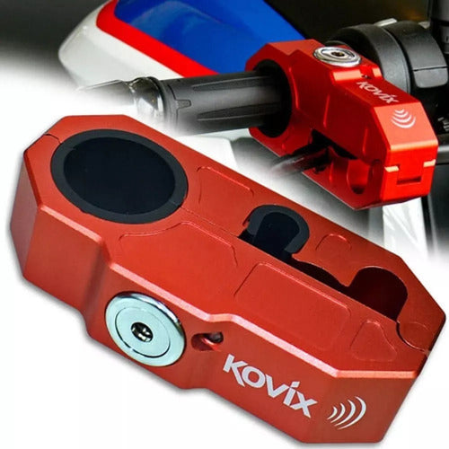 Trava Manete Moto Acelerador Freio Sensor Alarme Suporte Khl 0