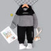 Baby Boy's Rustic Sweatshirt and Pants Set - 1 to 4 Years - Gray 1