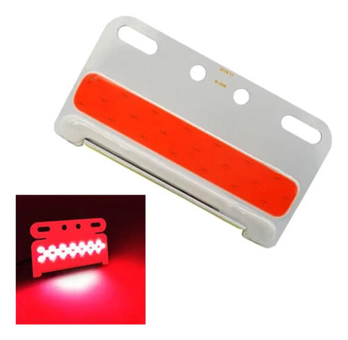 Genérica LED COB Hanging Lateral Beacon Lamp 24V Red Truck Signal 0