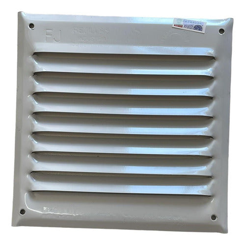 X2 Unidades Rejilla Ventilación Aprobada Gas 20x20 Blanca 1