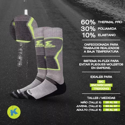 Winter Thermal Socks Snowboard Pack X 12 Units 18