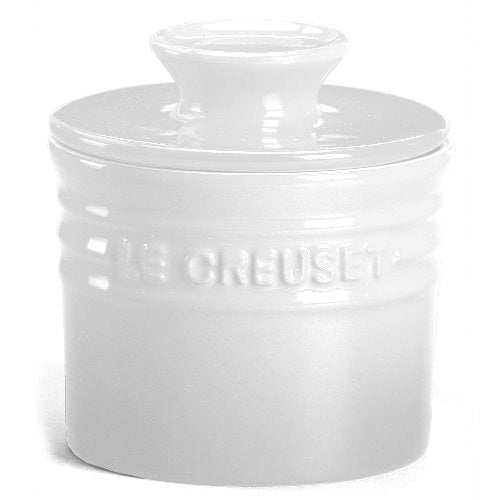 Le Creuset Stoneware Butter Crock, 6 Ounces, White 0