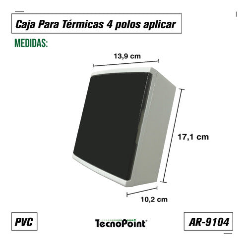 Caja Para Termica 4 Modulos Aplicar Variplast Armony 3