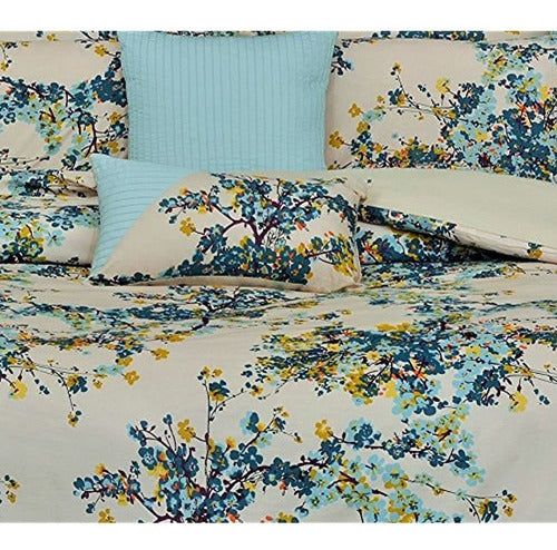 Tribeca Living Casablanca 5 Piezas Funda De Edredón Floral D 1