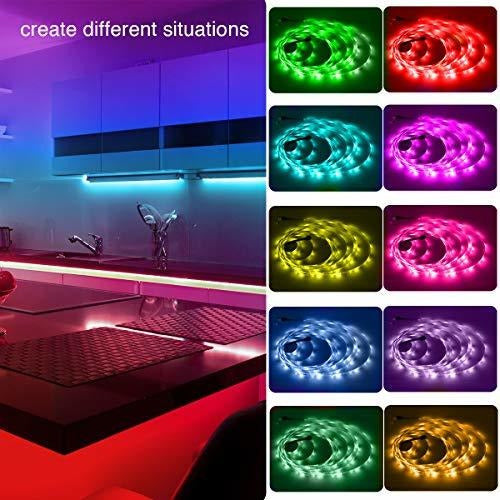 5050 Tiras De Luces Led De 20m Decoración Con Control Rgb 4