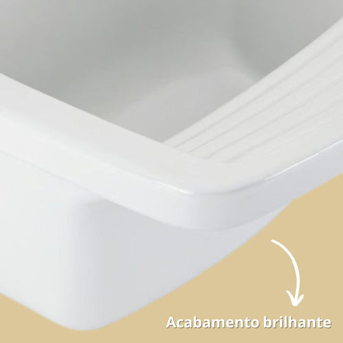 Tanque De Louça Deca Branco 535x510mm 30l Brilhante Tq.02.17 4