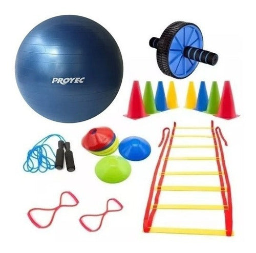 Functional Training Kit 24 Products Agility Set Ladder Cones Dpr 0